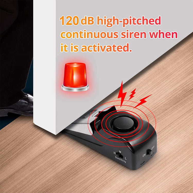 Door Stop Alarm 120 dB – Instant Security for Home & Travel