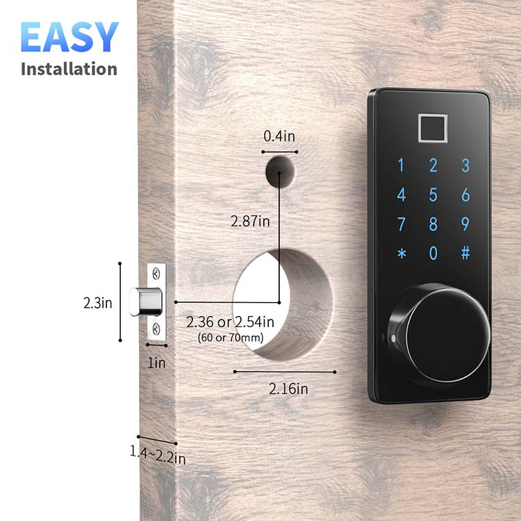 Smart Door Lock with Keypad – Secure Keyless Entry