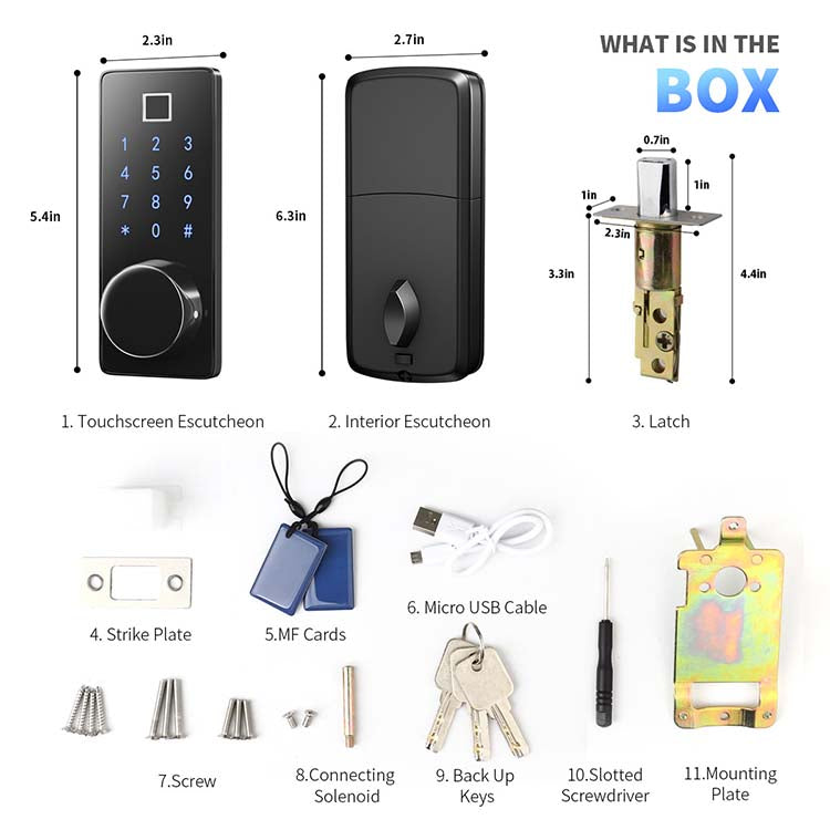 Smart Door Lock with Keypad – Secure Keyless Entry