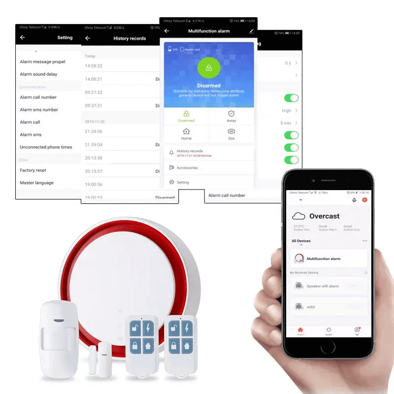 Smart Home Alarm System with App – Full Protection for Your Home