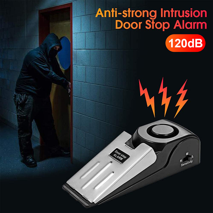 Door Stop Alarm 120 dB – Instant Security for Home & Travel